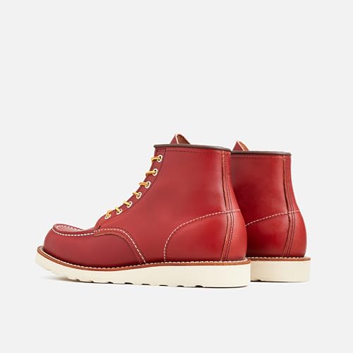Image of Red Wing Shoes Heritage Classic Moc Men's 6-Inch Boot, Full Grain Oiled and Waxed Leather, Traction Tred Wedge Sole