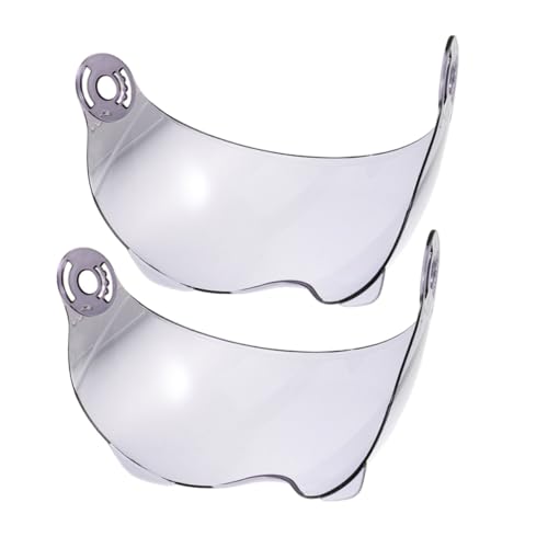 Visière de casque de moto anti-UV écran coupe-vent plastique universel scooter