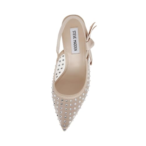 Steve Madden Women's Bri Pump, Tan/Multi, 7.5