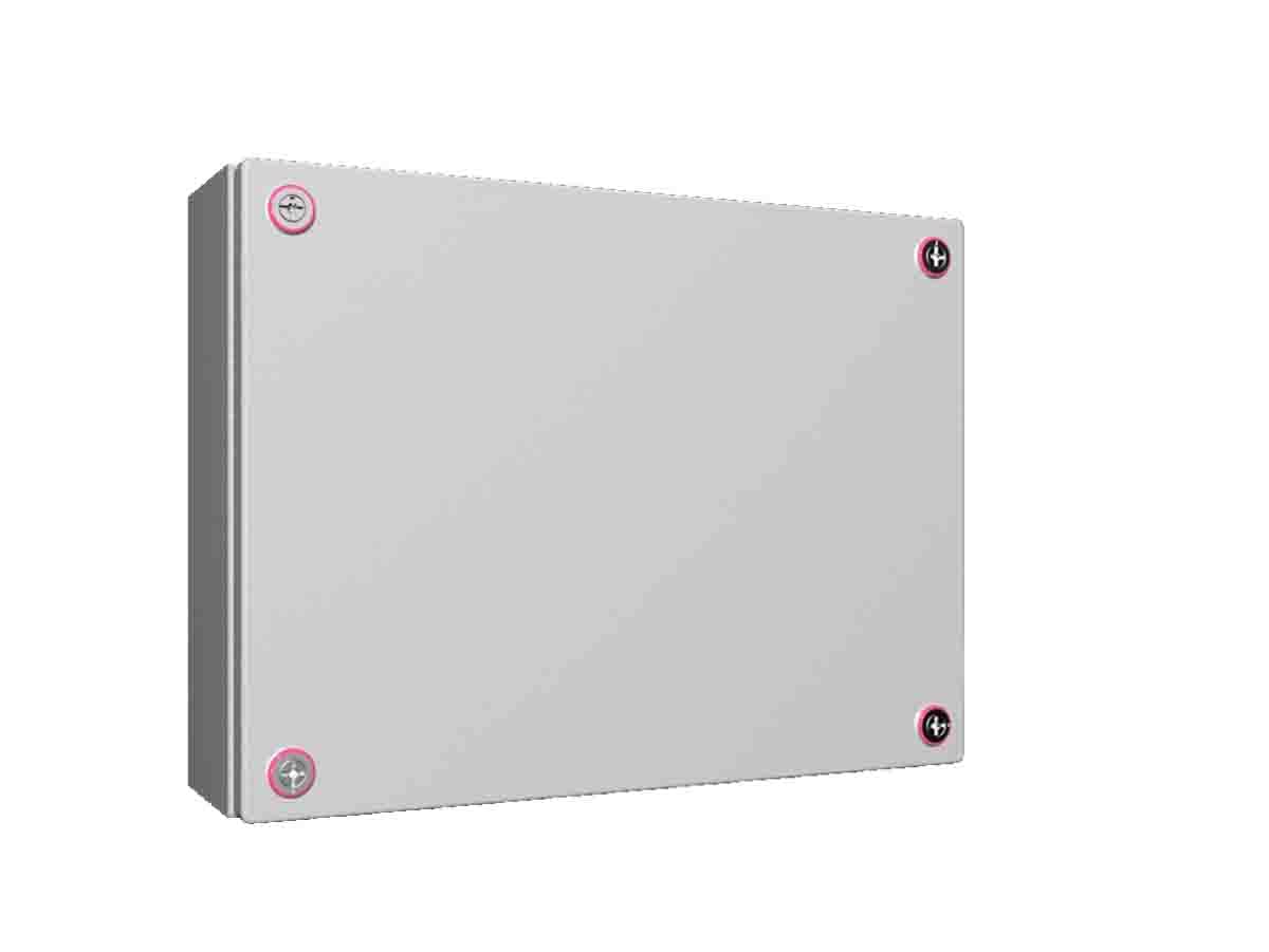 Boîtier d'installation mural en tôle d'acier coffret de distribution gris
