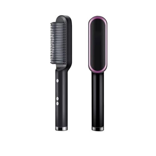 Plancha alisadora para cabello multiuso color negro miniatura 5