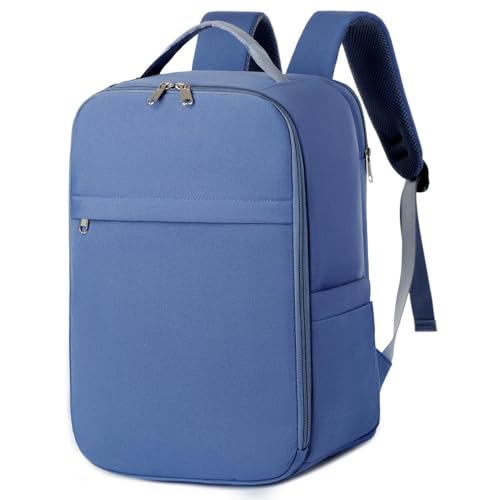 Sac à dos voyage cabine 40x20x25 cm Ryanair en bleu clair pour ordinateur 14 pouces