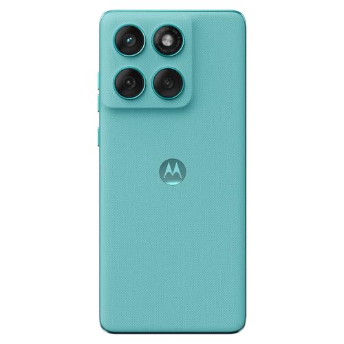Image of Motorola Moto Edge 60 Fusion 5G Ai (Compatible with Tmobile Mint Tello & Global) (256GB+8GB) NFC 50MP Triple Cam Dual Sim 6.67 inch Curved XT2503-1 Latino American Version (Amazonite (Green))