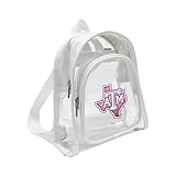 Littlearth NCAA Mini mochila transparente Texas A&M Aggies