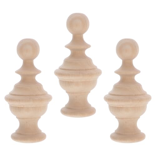 Remates de madera VERDANVERSE estilo clásico y moderno, terminales de alta calidad color caqui
