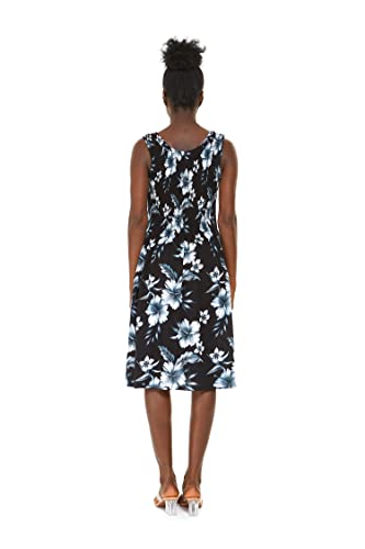 Image of Hawaii Hangover Family Matching Hawaiian Clothes, Midnight Bloom | Family matching Hawaiian outfits, Midnight Bloom, lightweight rayon, machine washable, tropical floral print, luaus, cruises