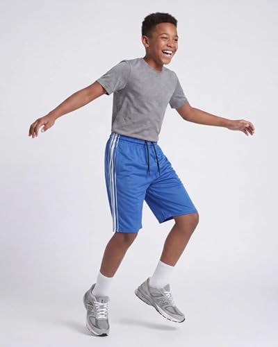 Image of 5 Pack Boys' Mesh Athletic Shorts Basketball Kids Soccer Sports Pockets