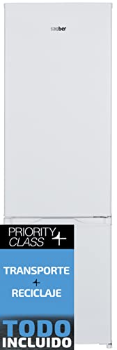 SAUBER SERIE 3-175B Frigorífico Combi SERIE 3-175B, Blanco, 180 x 55 cm