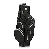 BIG MAX Dri Lite Silencio 3 Cartbag - Wasserabweisende Golftasche (Black)
