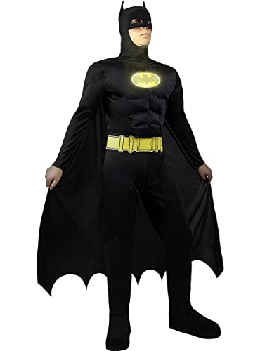 Funidelia | Disfraz de Batman TDK Lights On! para hombre ▶ Superhéroes, DC Comics, Murciélago -...