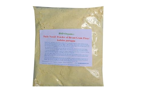 BSD Organics Daily NeedZ powder of Besan/ Gram Flour/ kadalai paruppu - 200 Grams , 0.44 Pounds, 7 Ounce image 2