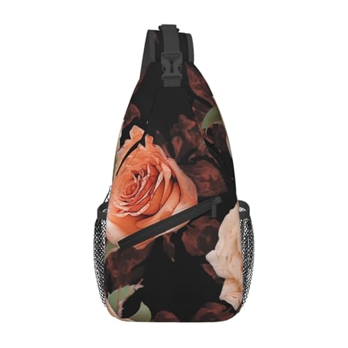 Mochila Pequeña Sling para Senderismo Unisex Negra miniatura 2