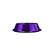 Platinum Pets Non-Tip Stainless Steel Dog Bowl, 28 Oz, Electric Purple, Medium