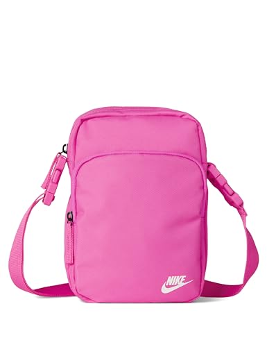 Nike Unisex Heritage Crossbody Bag (4L), Playful Pink/Playful Pink/Summit White, MISC