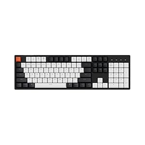 Keychron C2 Full Size 104 Keys USB Type-C Wired Mechanical Gaming Keyboard for Mac Layout, Gateron G Pro Red Switch/RGB Backlight/Double-Shot ABS keycaps Computer Keyboard for Windows Laptop PC