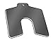 Slotted Shim, Tab, B, 0.0010 in, PK20