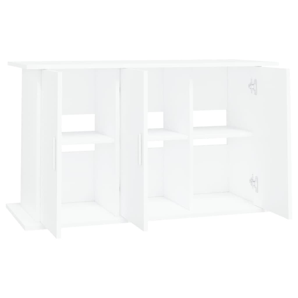 Homgoday Soporte para Acuario, Armario Inferior con 6 Compartimentos, Mesa de Acuario para Soporte Seguro, Color Blanco, 101 x 41 x 58 cm