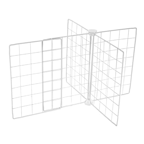 Panier de rangement compartimenté pour congélateur et grille en fer ajustable - 2