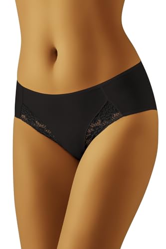 Wolbar Culotte Classique Slip Élégant WB451, Noir,M