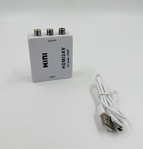 Adaptador Conversor HDMI para AV RCA Full HD Alta Resolução HDMI2AV