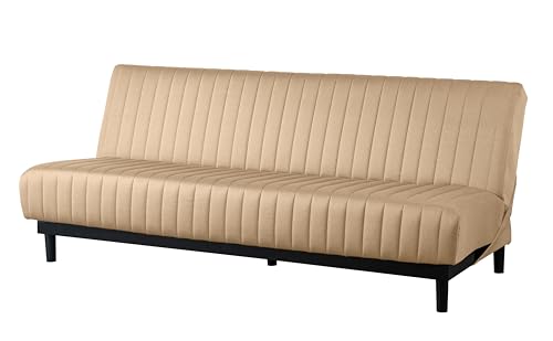 【フランスベッド正規品】 ソファベッド ベージュ レギュラーサイズ(3人掛け) 「スイミーBasic(ベーシック) LG」 レッグタイプ ウェービングバンドの追加で座り心地向上 340530060 [3]
