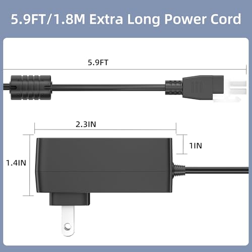 29V Power Cord for Standing Desk, Replacement Charger Compatible with Claiks P1.01.001 P101001 40" 48" 55" 63" Inches Electric Standing Desk Adjustable Height Stand up Desk YH-K290018-C Adapter by JALOSOFO - Used condition - Image 7