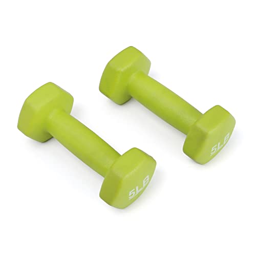 Image of KAKSS Neoprene Workout Fixed Weight Dumbbell(Proudly Made In India) (5-Pound, Set Of 2pc)