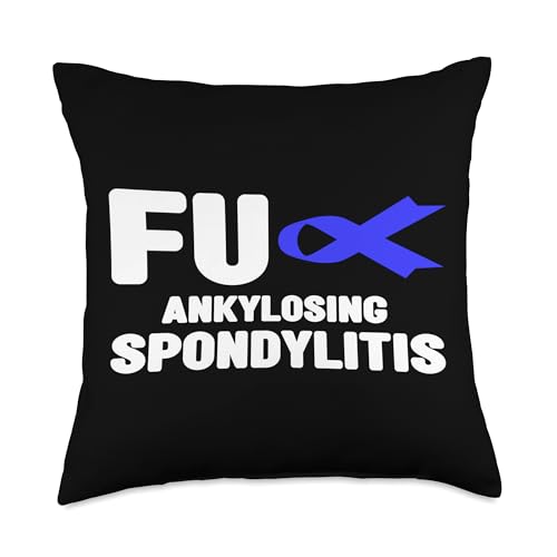 FU Ankylosing Spondylitis - Ankylosing Spondylitis Awareness Throw Pillow