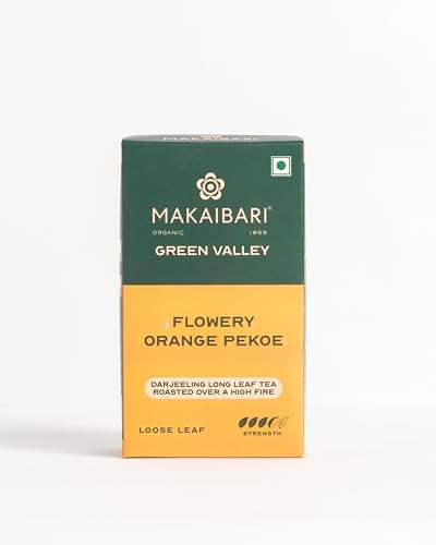 Image of Makaibari Green Valley Flowery Orange Pekoe Darjeeling Long Leaf Tea | Roasted over A High Fire | 100Gms