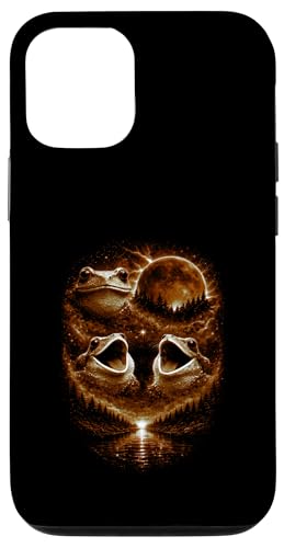 Funny 3 �n�E�����O�t���b�O At The Full Red Blood Moon Eclipse Epic �X�}�z�P�[�X iPhone 12/12 Pro �p