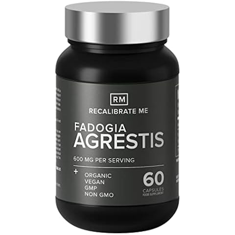 Recalibrate Me Fadogia Agrestis - Drive, Performance, Endurance and Muscle Mass - 60 Vegetable Capsules - Gluten Free, Non-GMO, Vegan Cover
