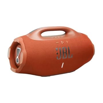 JBL, Caixa de Som, Boombox 4, Bluetooth, Som JBL Pro, AI Sound Boost, Graves Personalizáveis, Bateria de até 34h, IP68, Áudio Lossless – Laranja