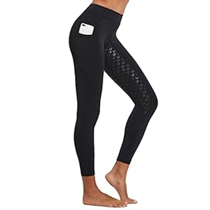 FitsT4 Sports Women’s Full Seat Riding Tights Active Silicon Grip Horse Riding Tights Equestrian Breeches