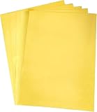 SUPERFINDINGS 100 Sheets Toner Reactive Foil Sheet Transfer Foil Paper 11.6x8inch Metallic Gold Foil Paper Sheets...