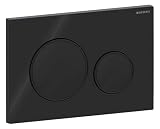 Geberit 115.882.DW.1 - Placca di comando , per risciacquo a 2 quantità, Nero Intenso, 24.6 x 16.4 x 1.2 cm