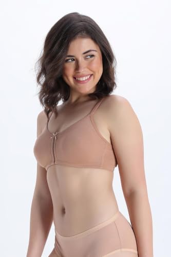 Image of Zivame Double Layered Non Wired 3 /4th Coverage Bra - Skin