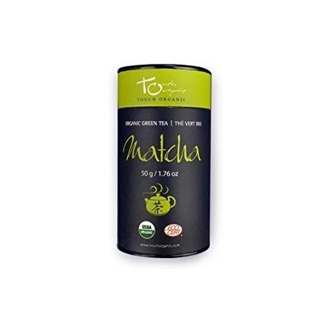 Organic Matcha Green Tea - Touch Organic 50g. - USDA Certified Organic Matcha Green Tea Powder. Perfect for any time of the year. Try Iced for a Flavor explosion! Cover