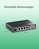 6-Port 2.5 Gbit Managed PoE++ Switch, 4X 2.5G 90W PoE, 2X 10G SFP+ – Ansicht 8