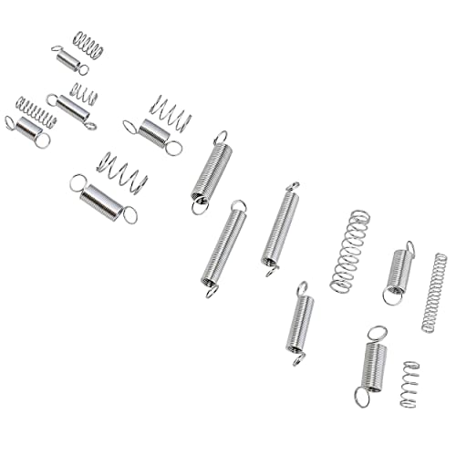Abn Compression & Extension Spring 200 Pc Assortment Set, Heavy-Duty Steel Wire – Metal Tension Springs Replacement Kit #TOP5