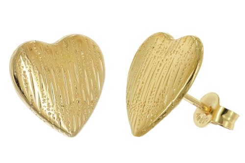 Boucles d'oreilles cœur argent et or trendor pour sublimer le style quotidien