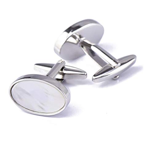 Image of S&W Wedding Cufflinks for Men Cuffs with Gift Box Business for Tuxedo Shirt