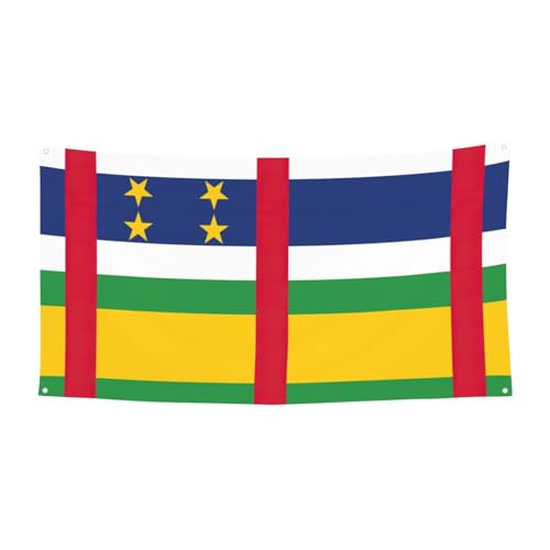 Bandera de África Central para fiestas, decoración de fiesta, día de todos los santos, Halloween, banderines para puerta