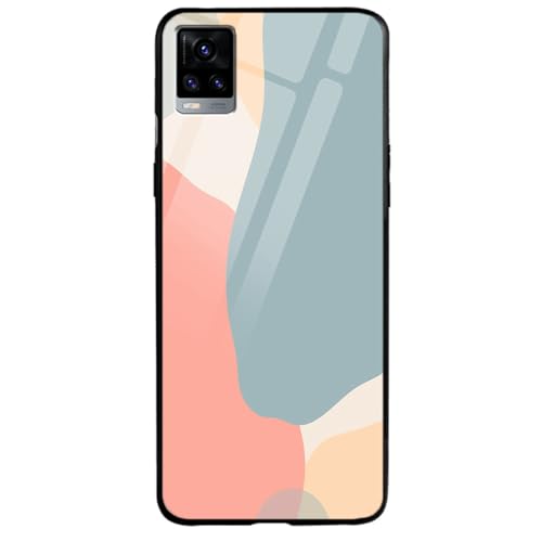 Image of COLORflow Back Cover Compatible with Vivo V20 | Stone Marble | Shockproof TPU Bumper Cover with Camera Protection Back Cover Compatible with Vivo V20