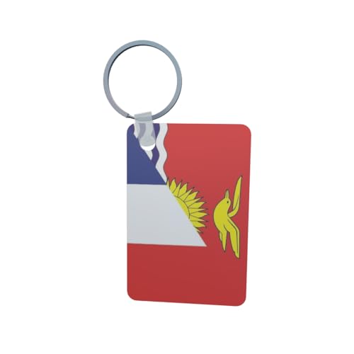 U24 Porte-clés Kiribati-Italie en aluminium 50 x 47 mm