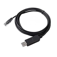 Youtang Console Communication Cable with Prolific PL2303GT USB RS232 to RJ45 8P8C Serial Debug Cablecompatible with US2000C US3000C US5000 Lithium Battey 3m,Black