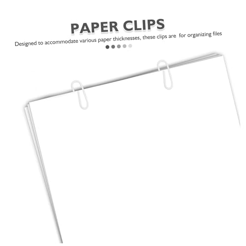 Trombones en métal blancs pour regrouper vos documents volants - 4