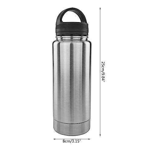 Rangement caché pour objets de valeur intégré dans une bouteille d'eau en acier inoxydable - 8