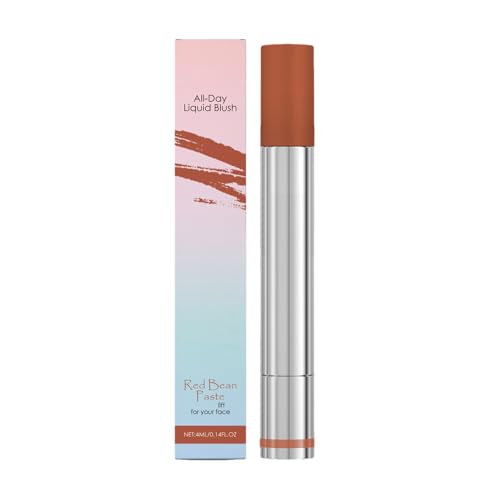 Tinte líquido para todo el día, tinte natural para mejillas, maquillaje de colorete de larga duración, color natural y construible, ligero y cómodo, 4 ml, para mujeres