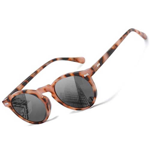 Round Polarized Sunglasses for Man Women UV Protection Trendy Sunglasses Classic Vintage Style Outdoor Wear
