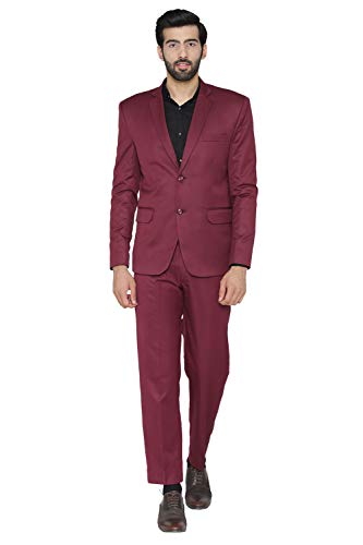 Image of WINTAGE Men's Polyester Cotton and Evening 2 Pc Suit